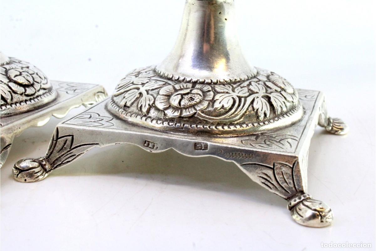 Antig&uuml;edades: candelabros de plata - Foto 3