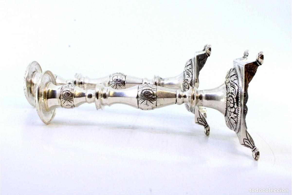 Antig&uuml;edades: candelabros de plata - Foto 8
