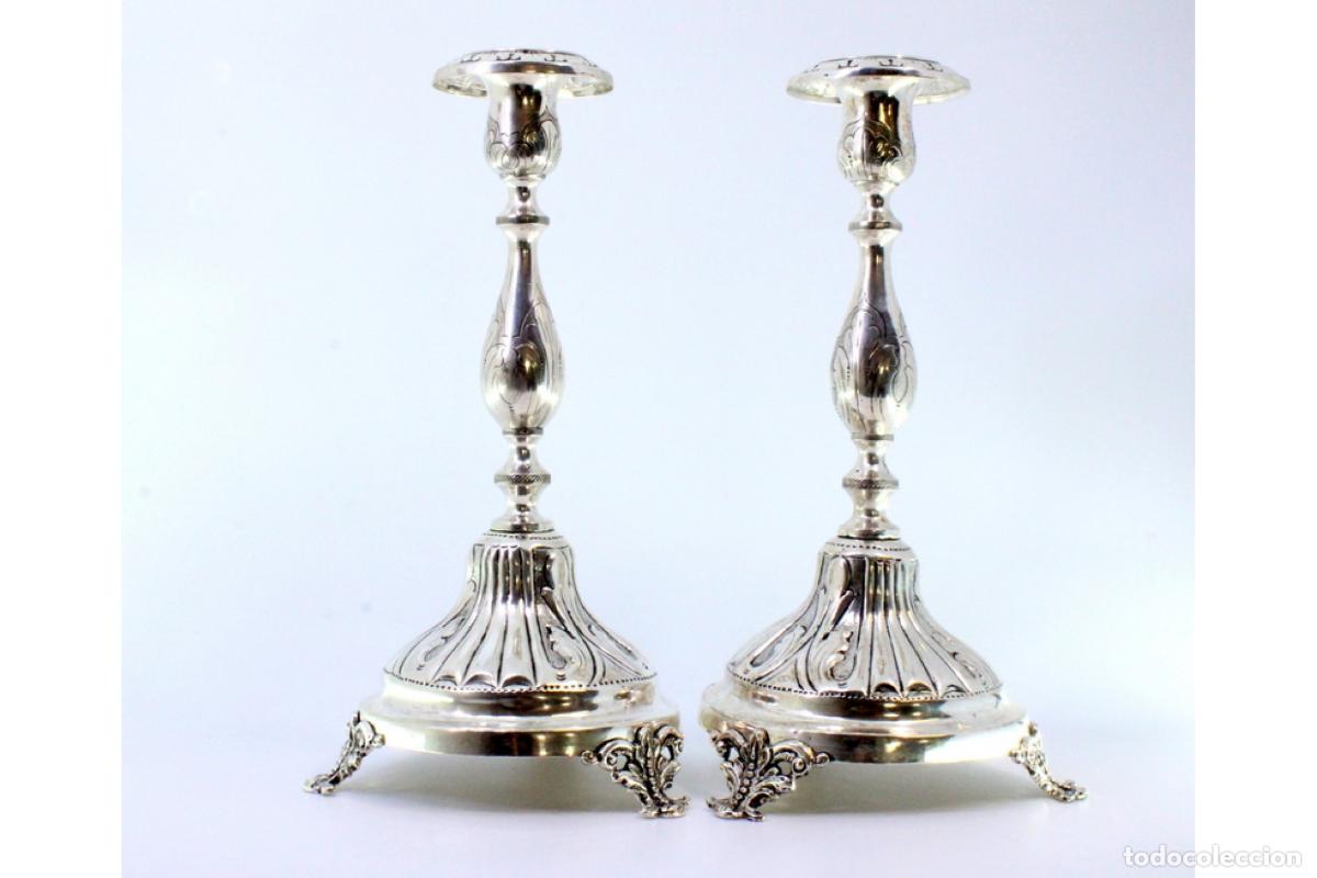 Antig&uuml;edades: candelabros de plata - Foto 8