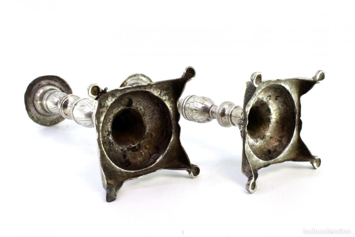 Antig&uuml;edades: candelabros de plata - Foto 5