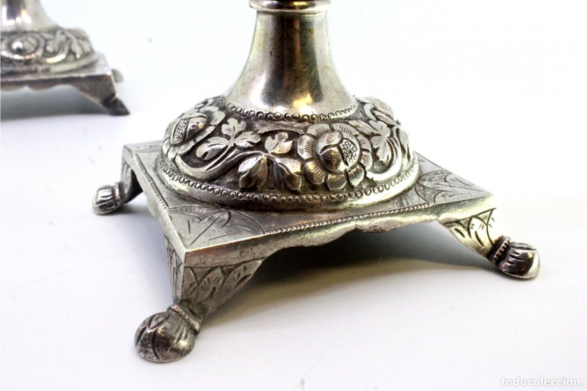 Antig&uuml;edades: candelabros de plata - Foto 6