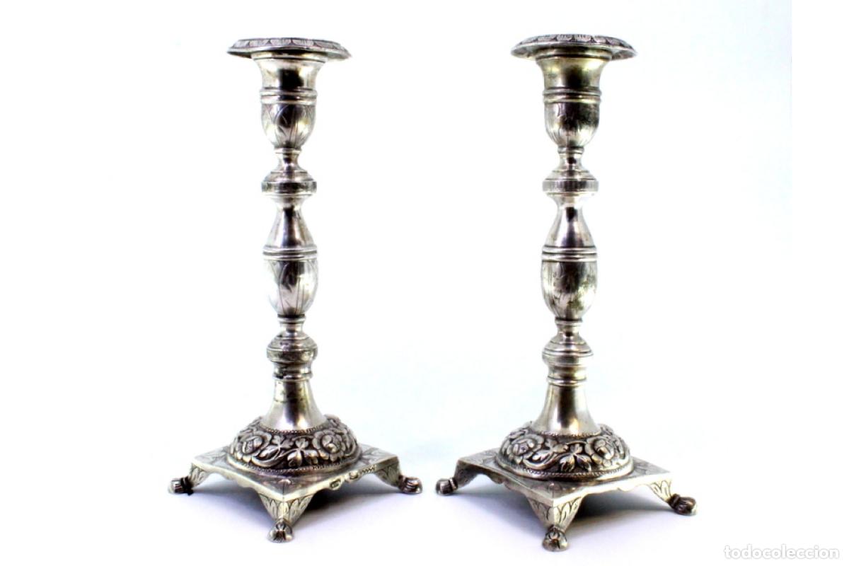 Antig&uuml;edades: candelabros de plata - Foto 7