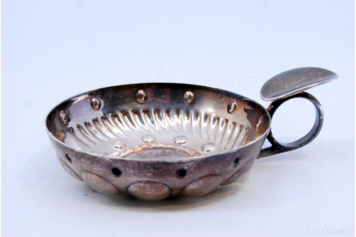 Antig&uuml;edades: Copa de plata para cata de vinos - Foto 2