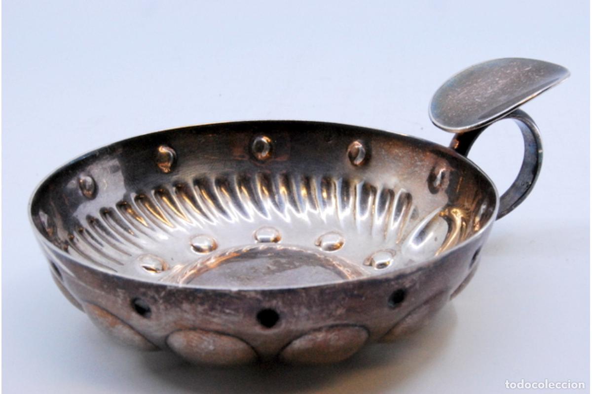 Antig&uuml;edades: Copa de plata para cata de vinos - Foto 4
