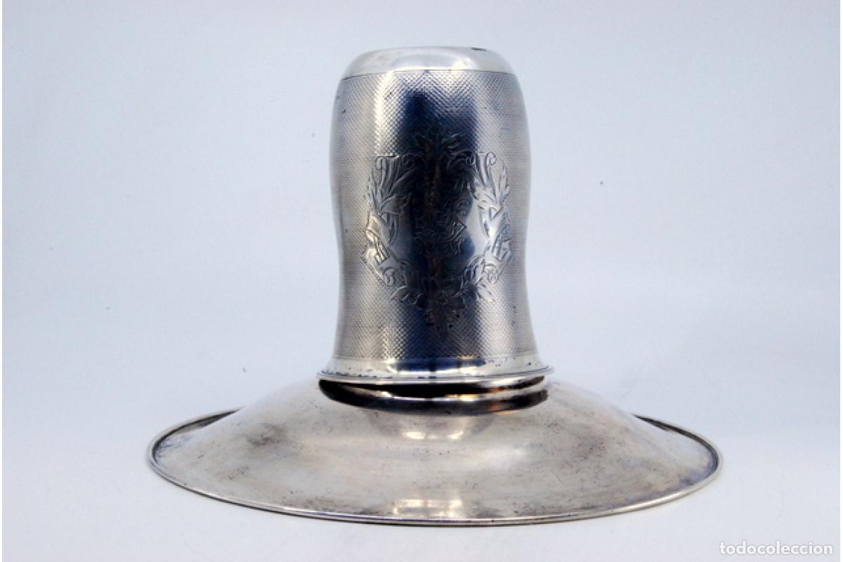 Antig&uuml;edades: Plato y taza, en plata - Foto 5