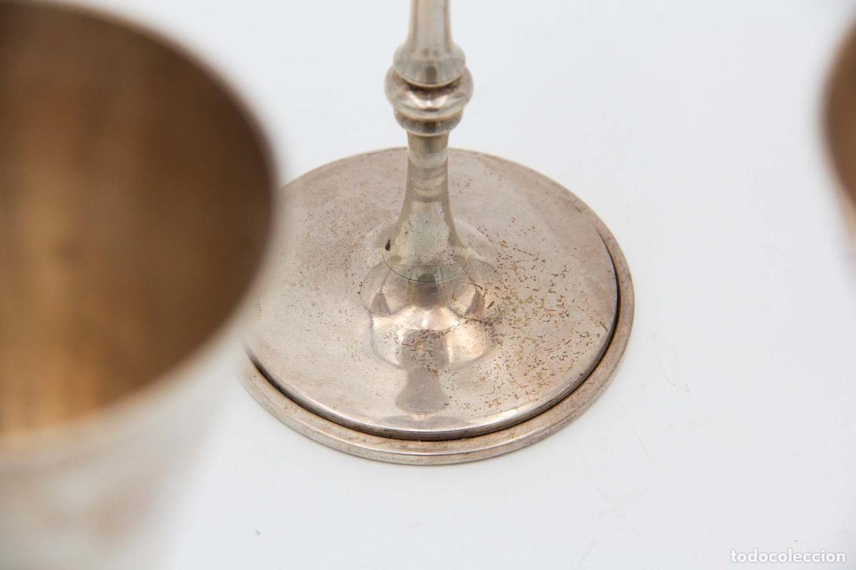Antig&uuml;edades: Juego de 5 copas de champ&aacute;n de platas - Foto 3