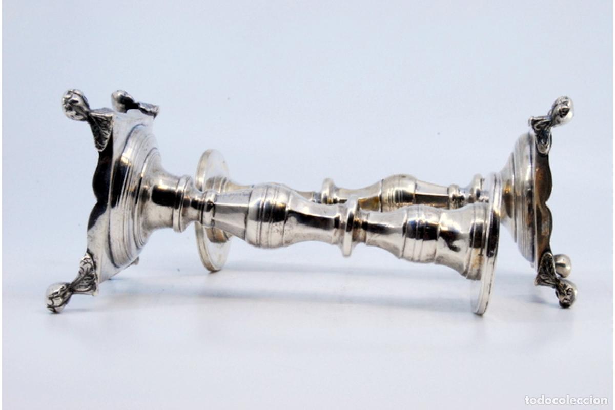 Antig&uuml;edades: candelabros de plata - Foto 3