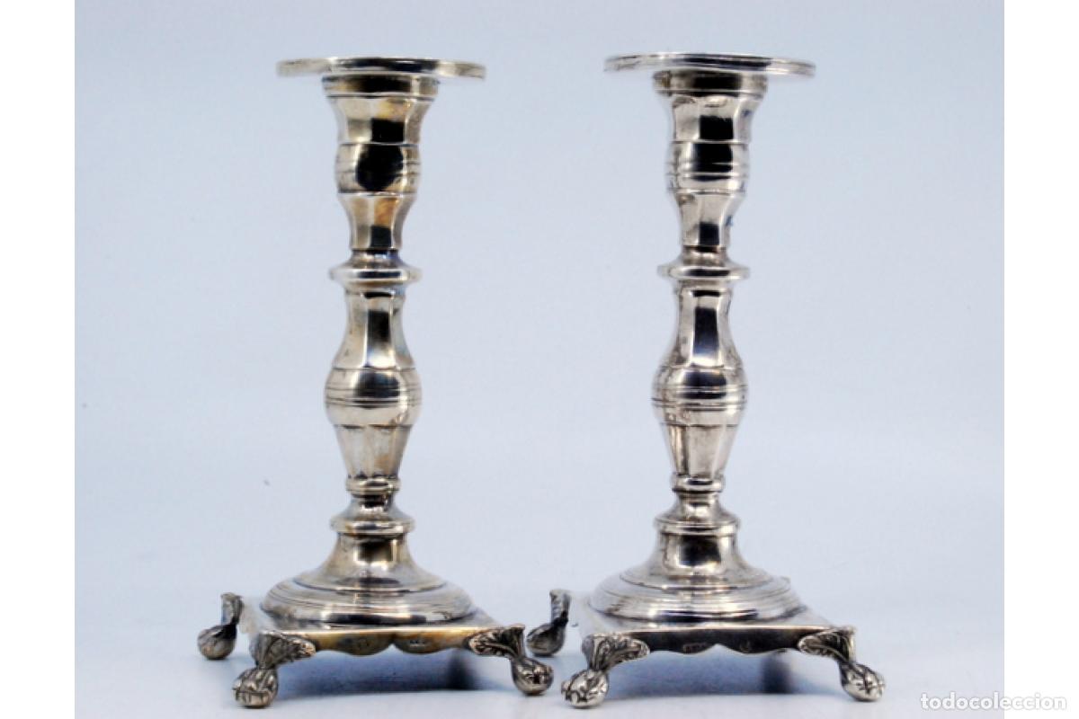 Antig&uuml;edades: candelabros de plata - Foto 4
