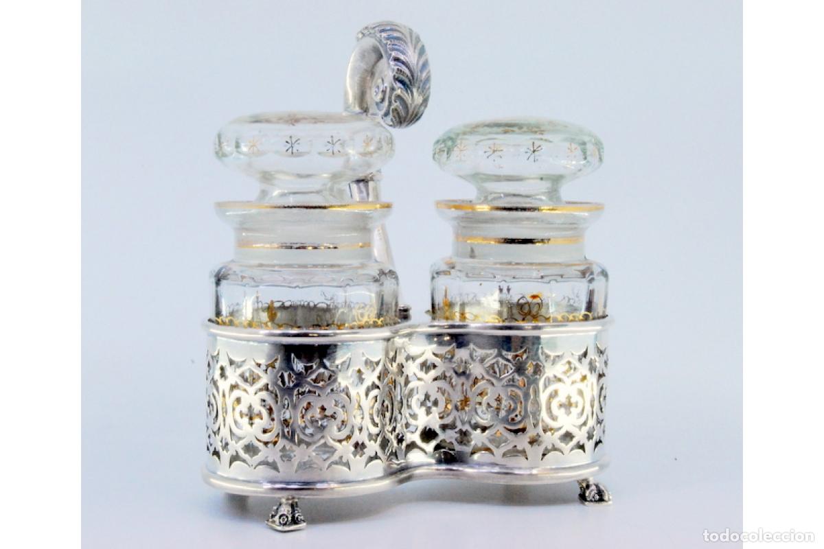 Antig&uuml;edades: Estantes de plata para especias - Foto 2