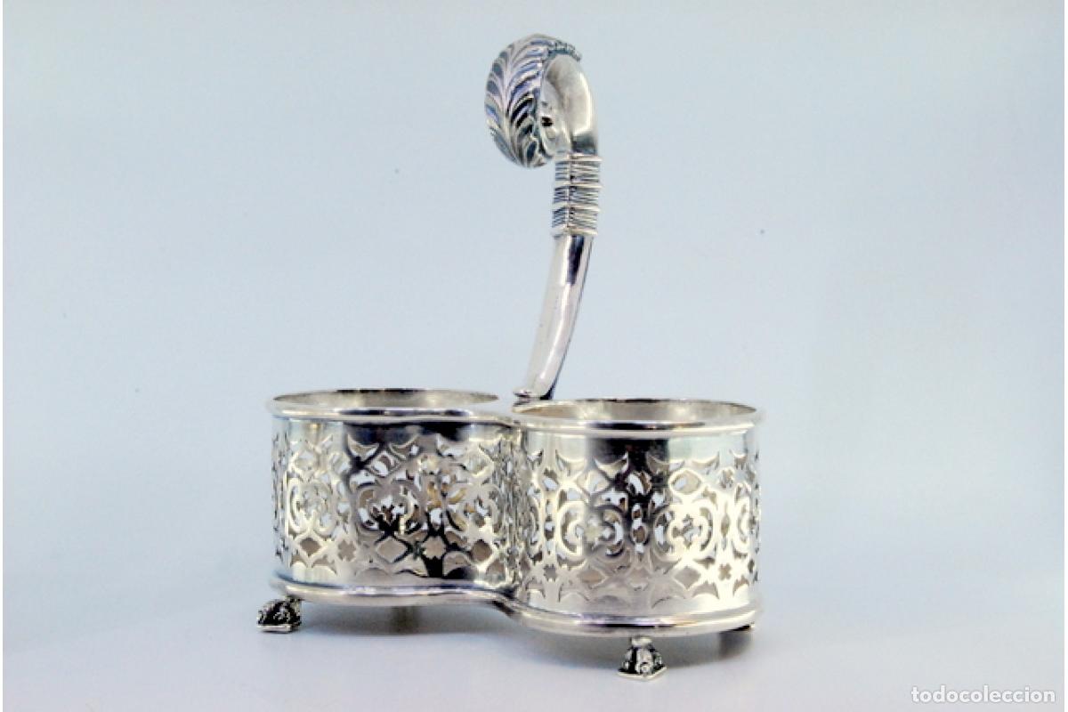Antig&uuml;edades: Estantes de plata para especias - Foto 5