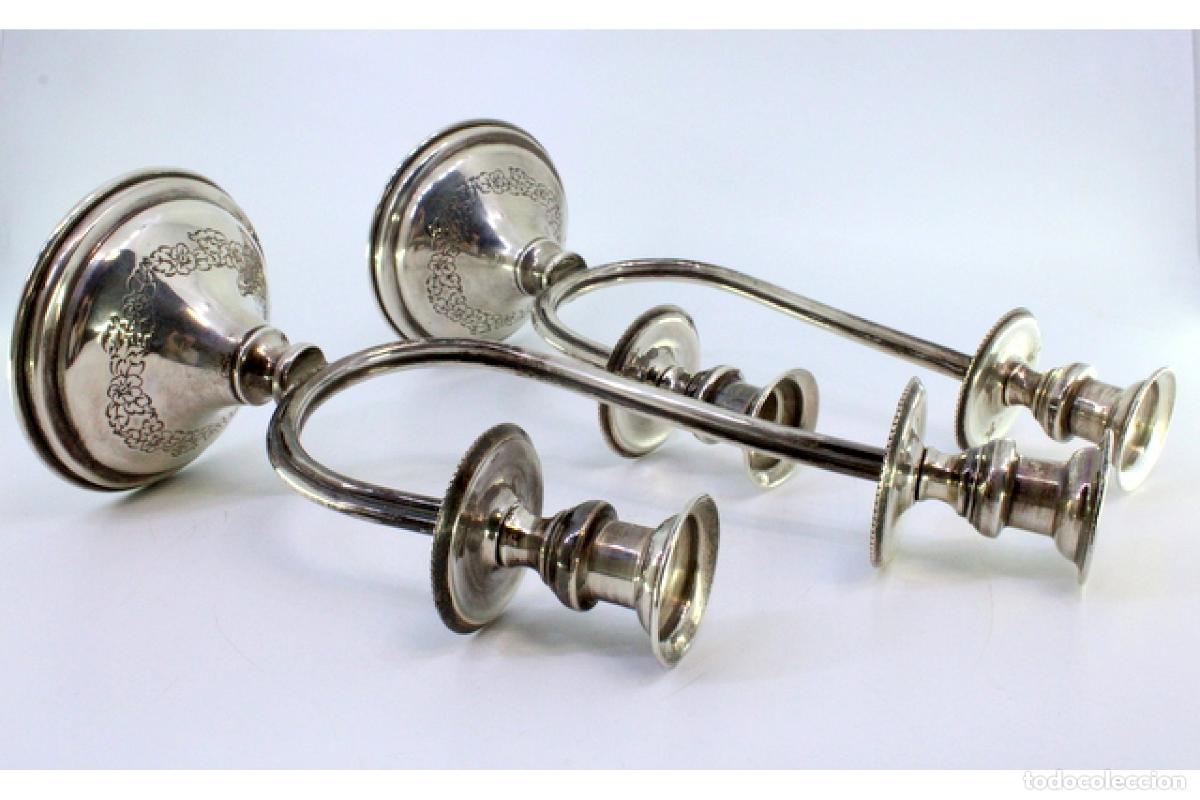Antig&uuml;edades: candelabros de plata - Foto 5