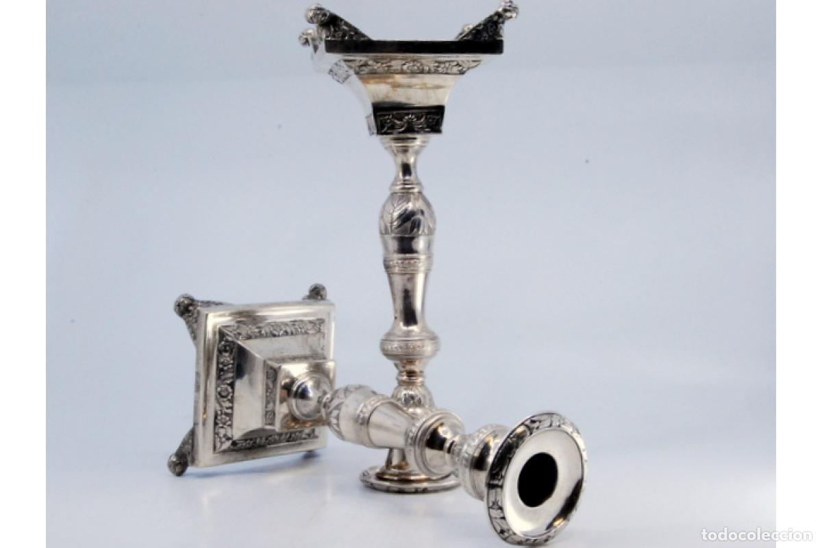 Antig&uuml;edades: candelabros de plata - Foto 6
