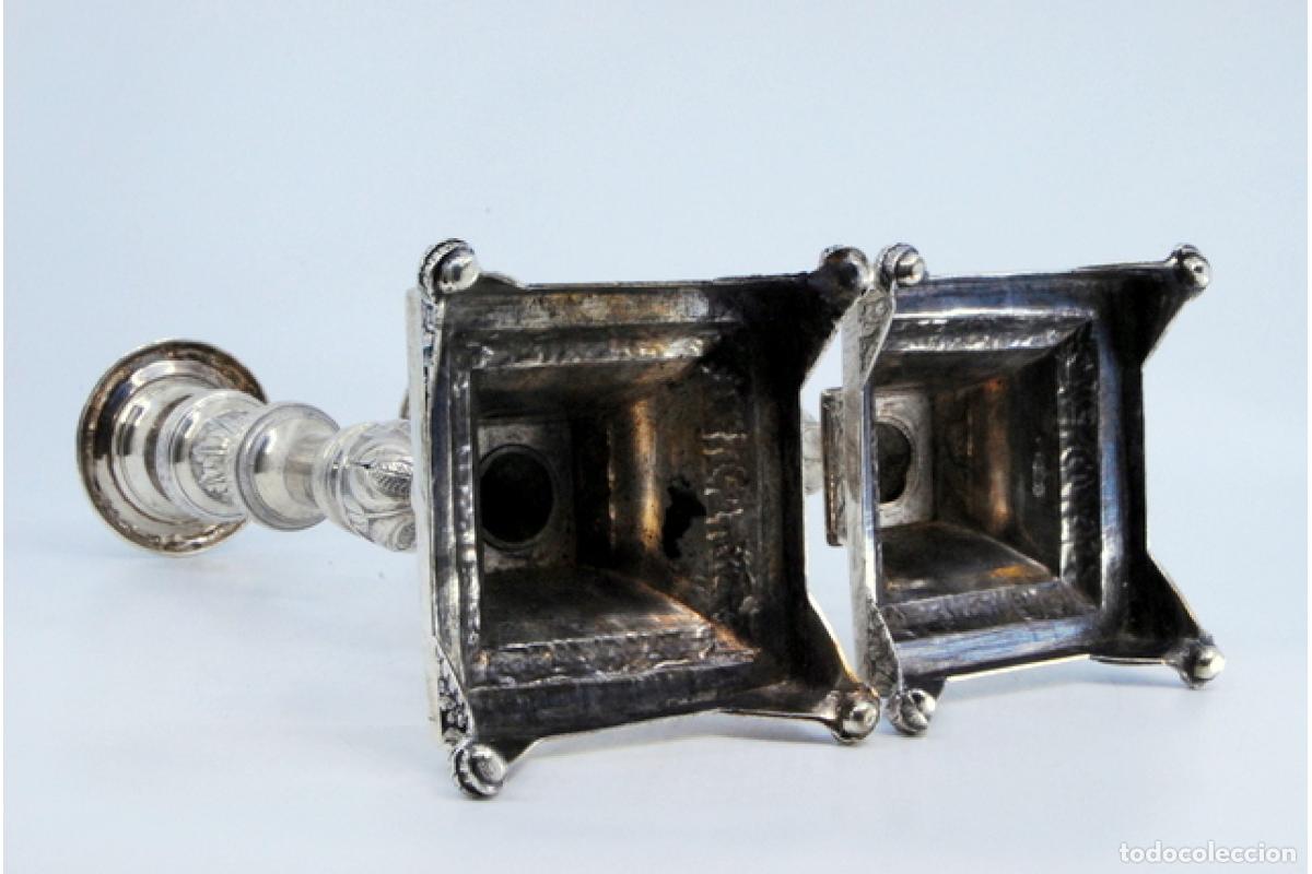 Antig&uuml;edades: candelabros de plata - Foto 8