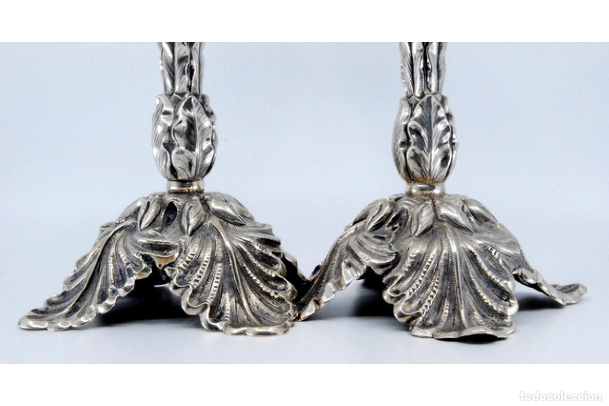 Antig&uuml;edades: candelabros de plata - Foto 4