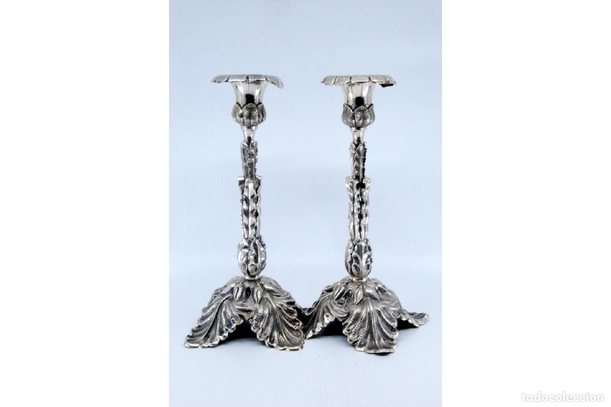 Antig&uuml;edades: candelabros de plata - Foto 5