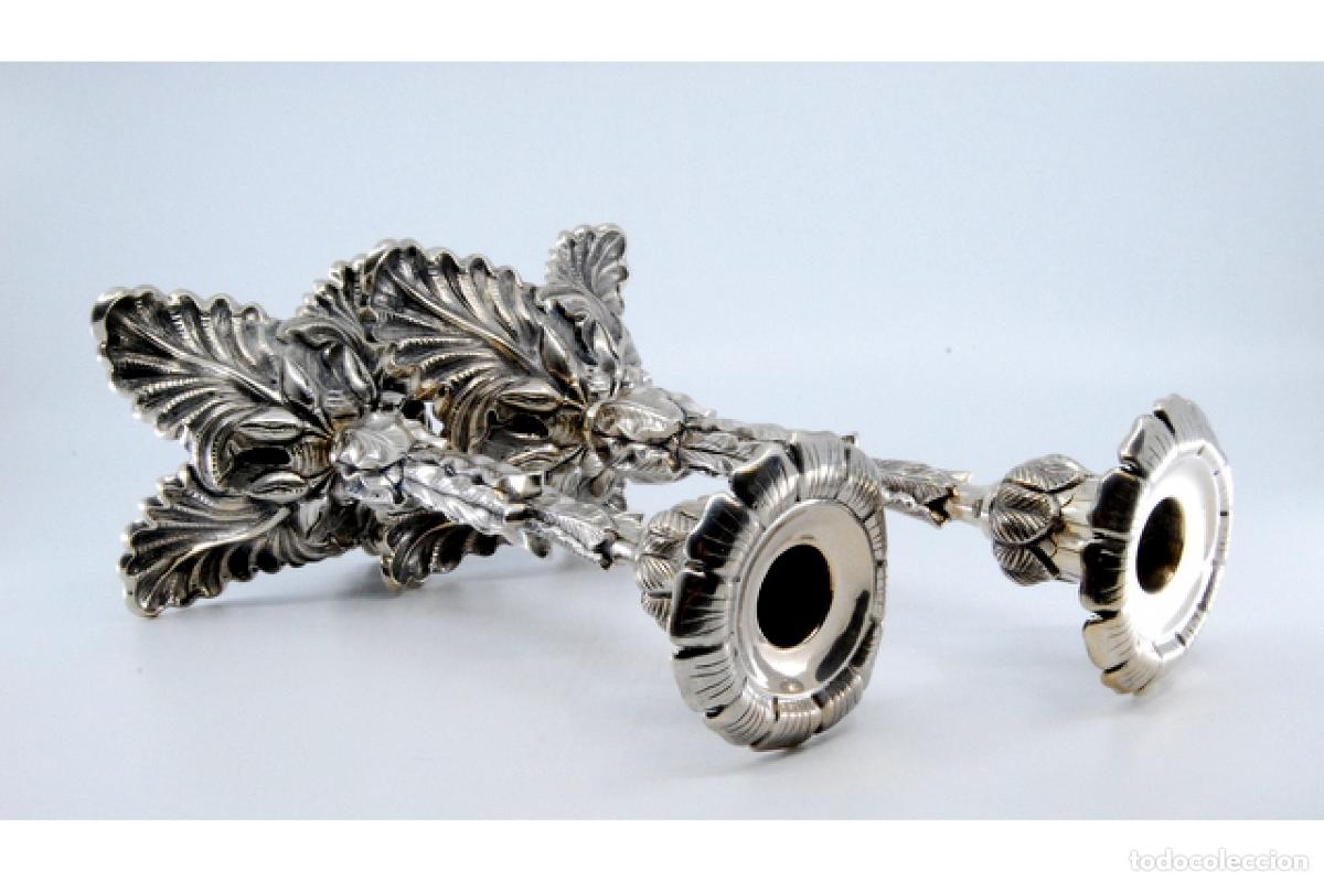 Antig&uuml;edades: candelabros de plata - Foto 7