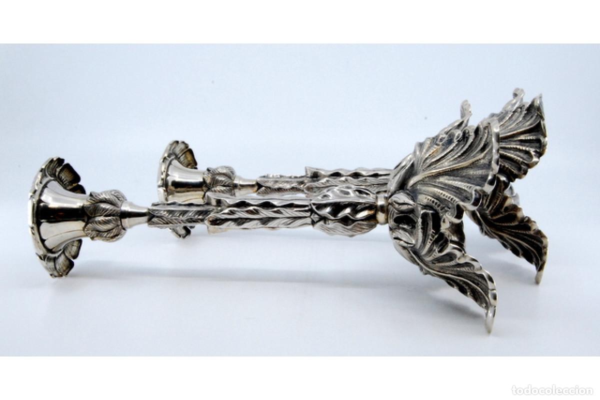 Antig&uuml;edades: candelabros de plata - Foto 9