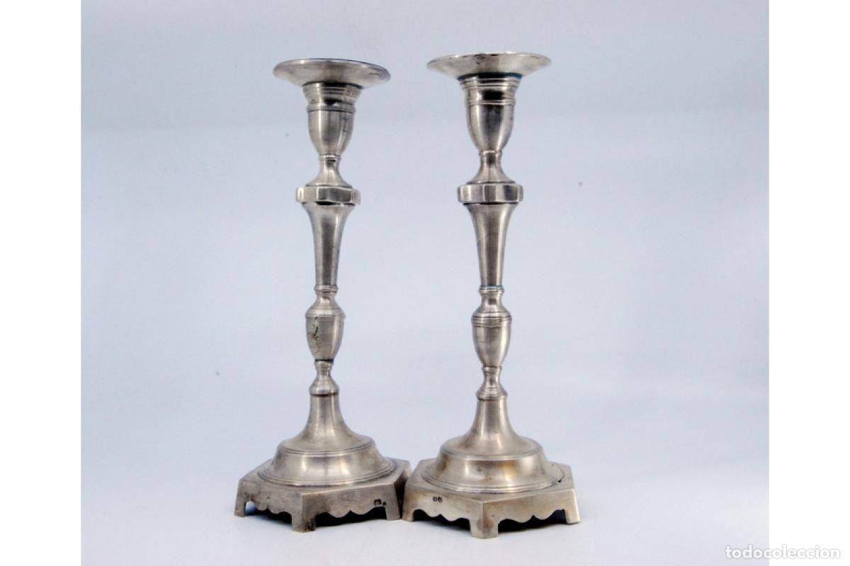 Antig&uuml;edades: candelabros de plata - Foto 4