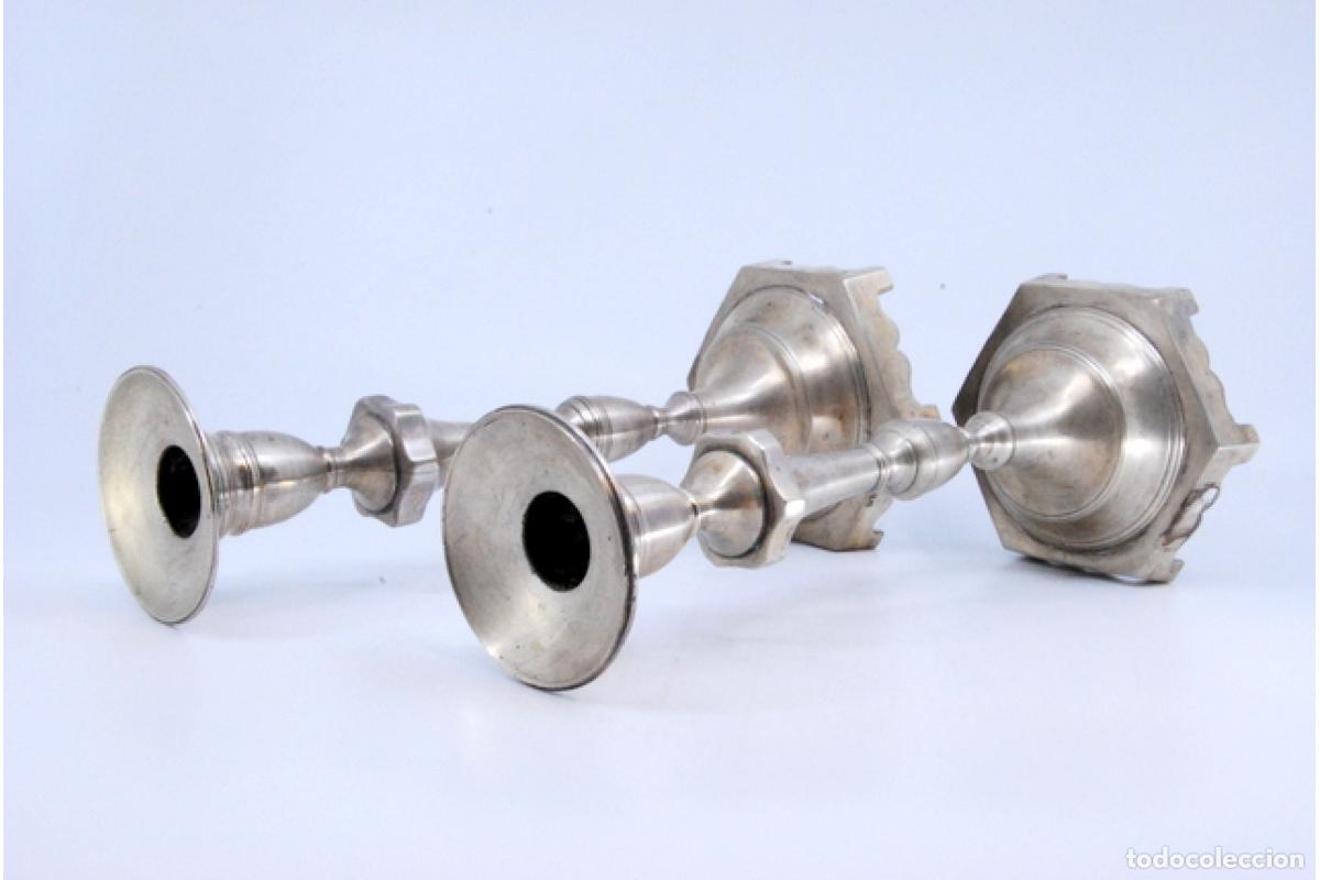 Antig&uuml;edades: candelabros de plata - Foto 5