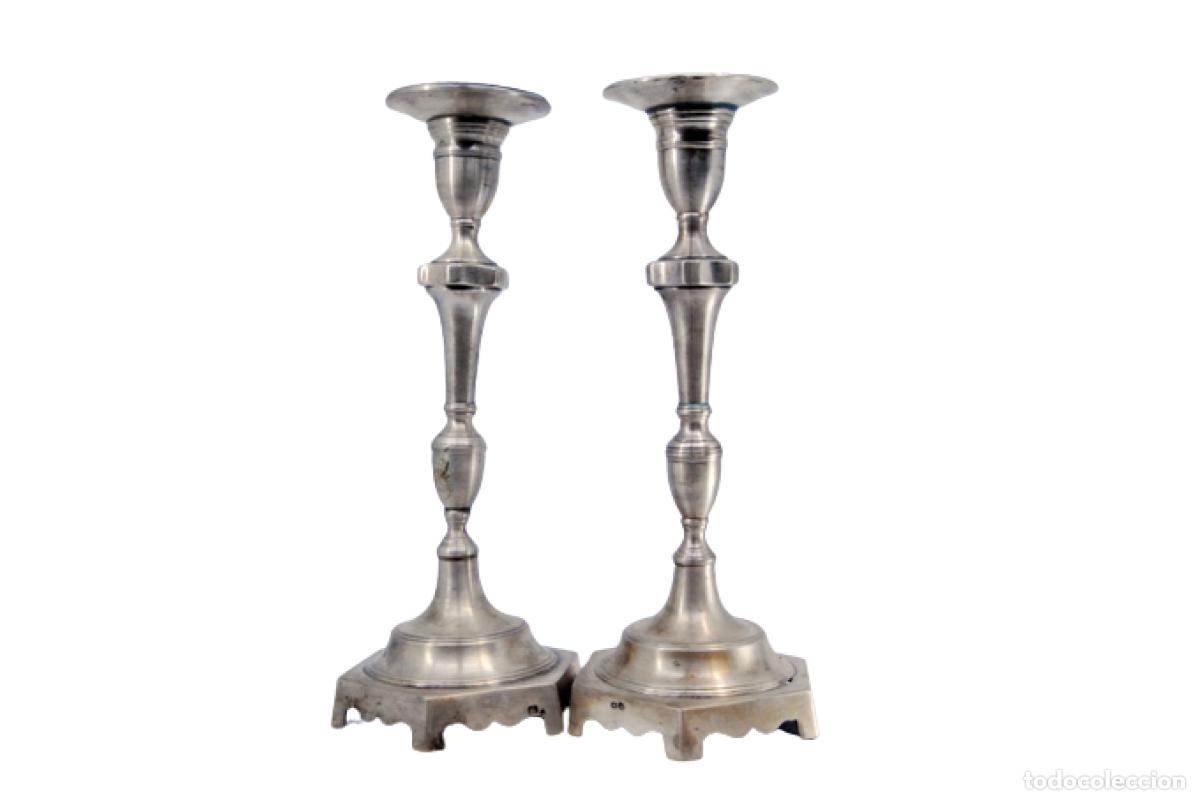 Antig&uuml;edades: candelabros de plata - Foto 1