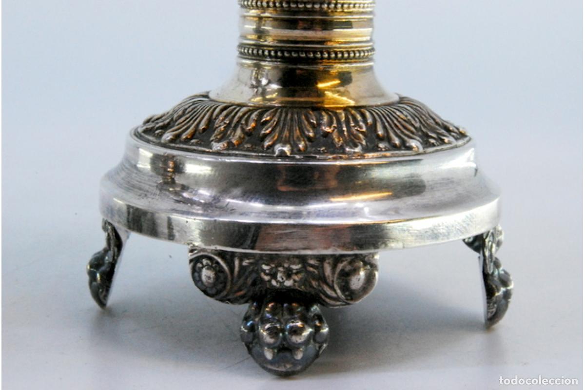 Antig&uuml;edades: Par de mostazas de plata - Foto 5