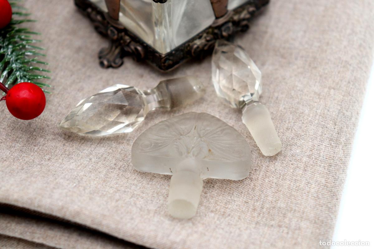 Antig&uuml;edades: Juego de frascos de perfume, en plata. - Foto 4