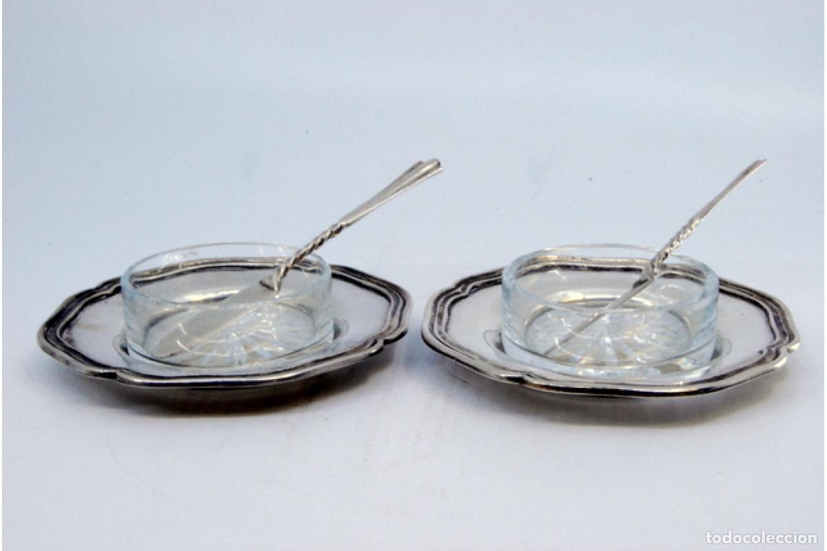 Antig&uuml;edades: Par de ran&uacute;nculos de plata - Foto 2