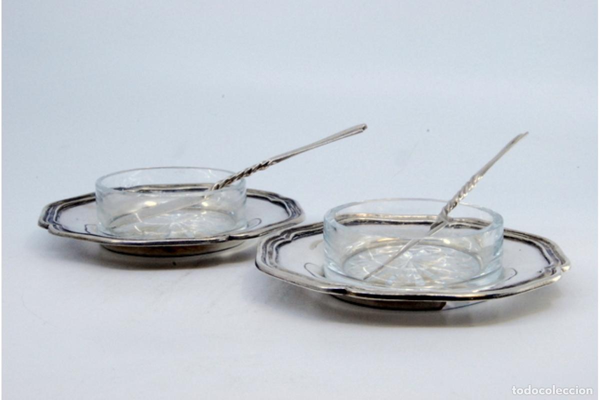 Antig&uuml;edades: Par de ran&uacute;nculos de plata - Foto 3