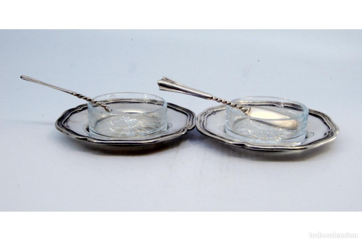 Antig&uuml;edades: Par de ran&uacute;nculos de plata - Foto 4