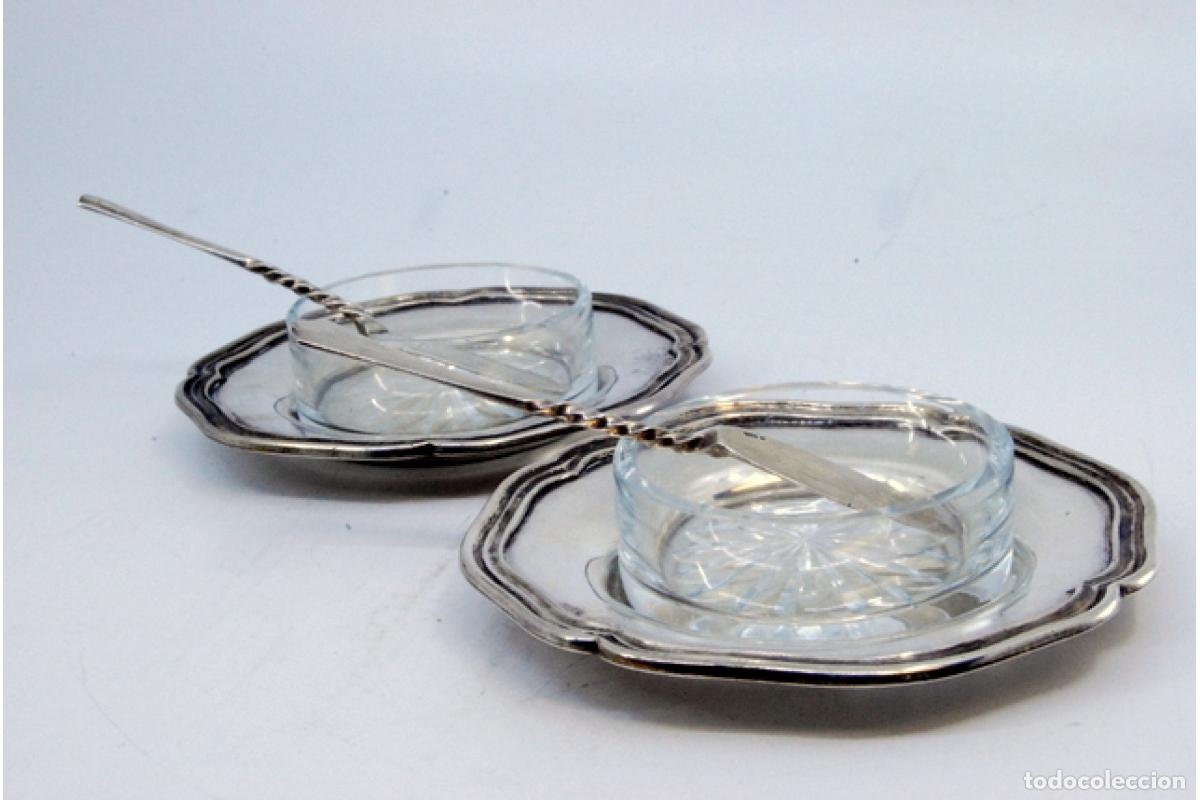 Antig&uuml;edades: Par de ran&uacute;nculos de plata - Foto 5