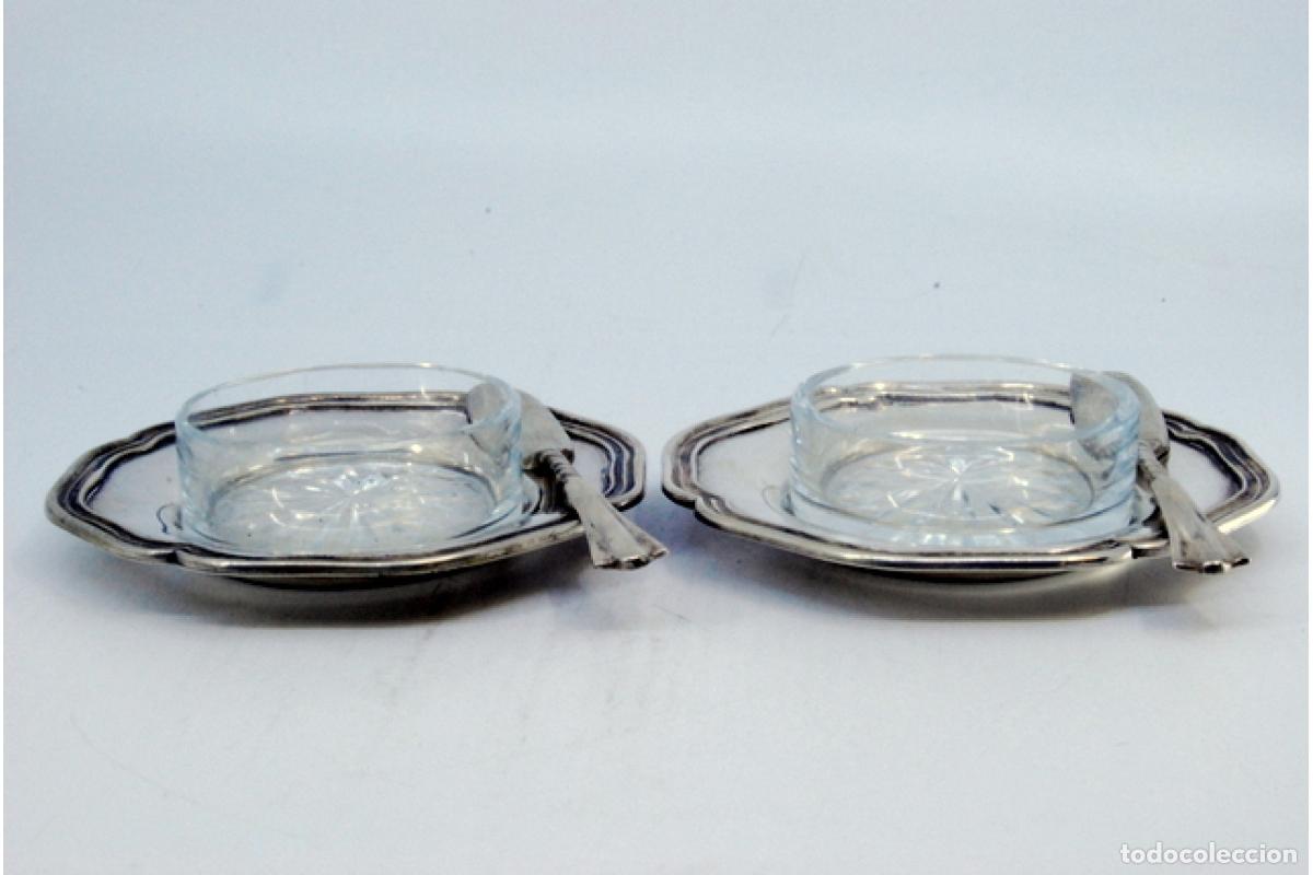 Antig&uuml;edades: Par de ran&uacute;nculos de plata - Foto 9