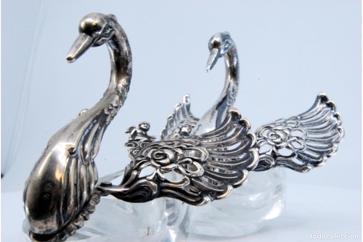 Antig&uuml;edades: Salero y pimentero, de plata. - Foto 2