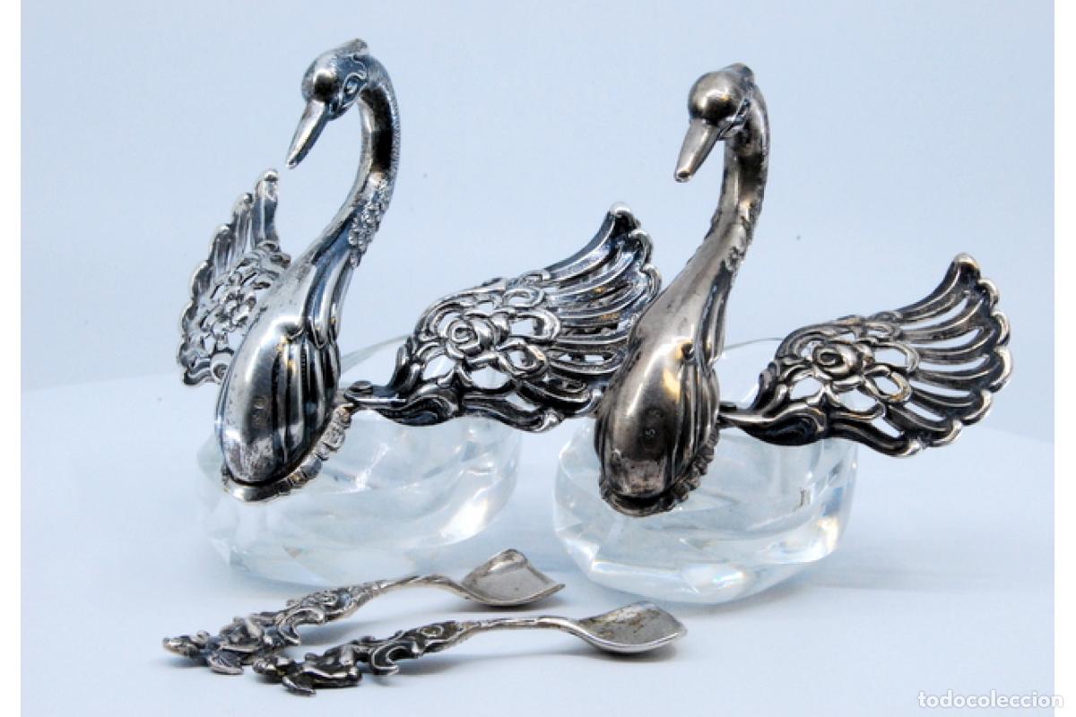 Antig&uuml;edades: Salero y pimentero, de plata. - Foto 5