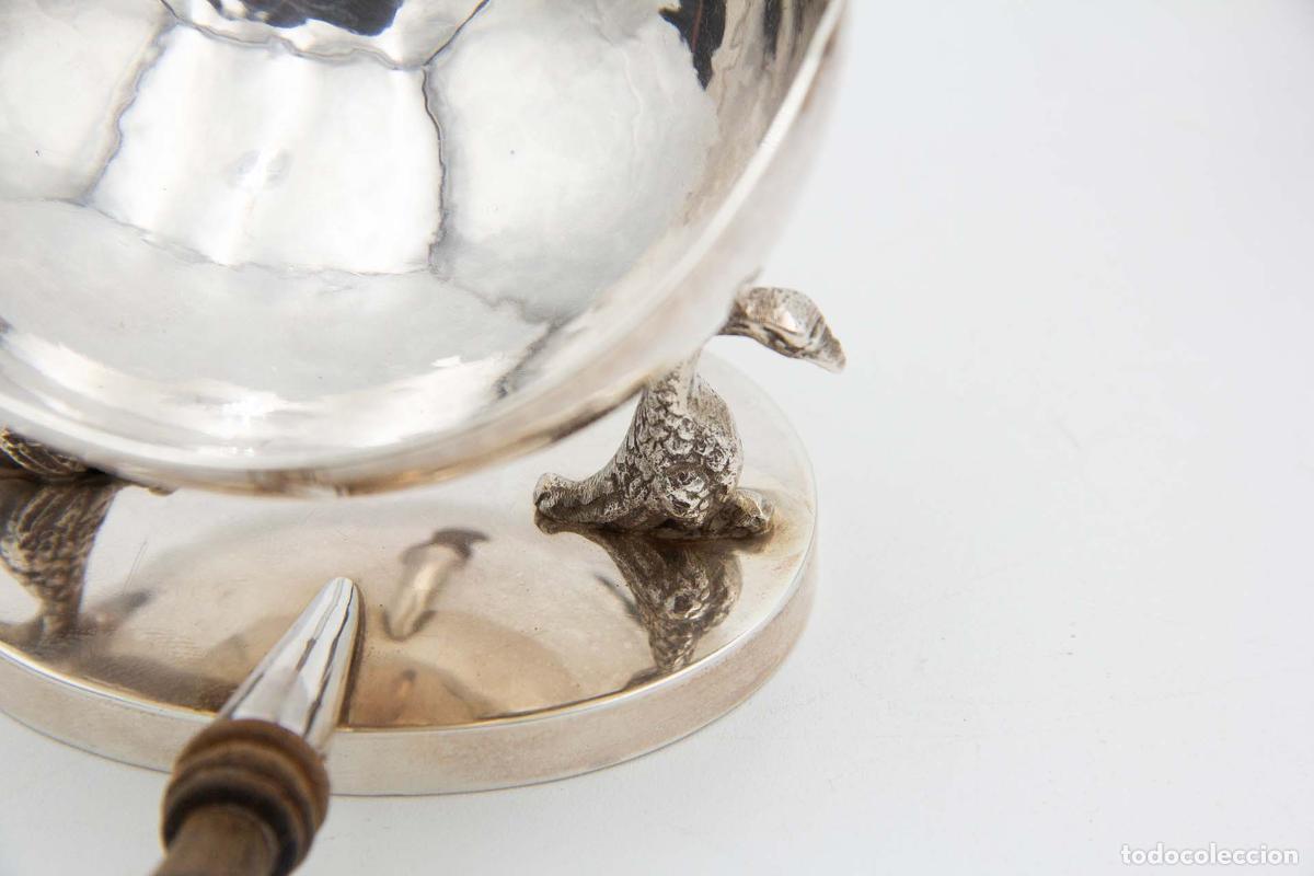 Antig&uuml;edades: Salero y pimentero, de plata. - Foto 3