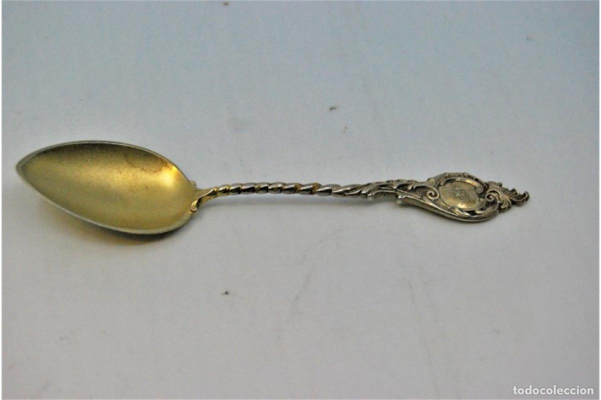 Antig&uuml;edades: Juego de 9 cucharillas de caf&eacute; de plata - Foto 2