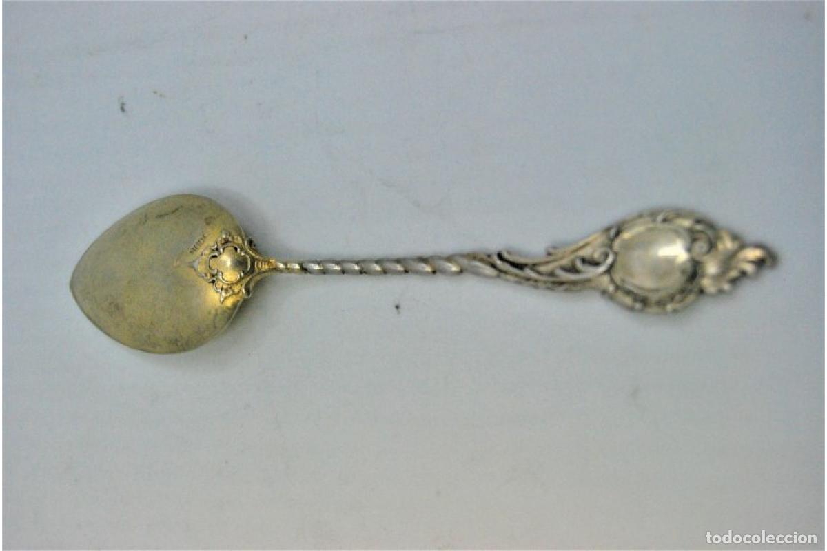 Antig&uuml;edades: Juego de 9 cucharillas de caf&eacute; de plata - Foto 4