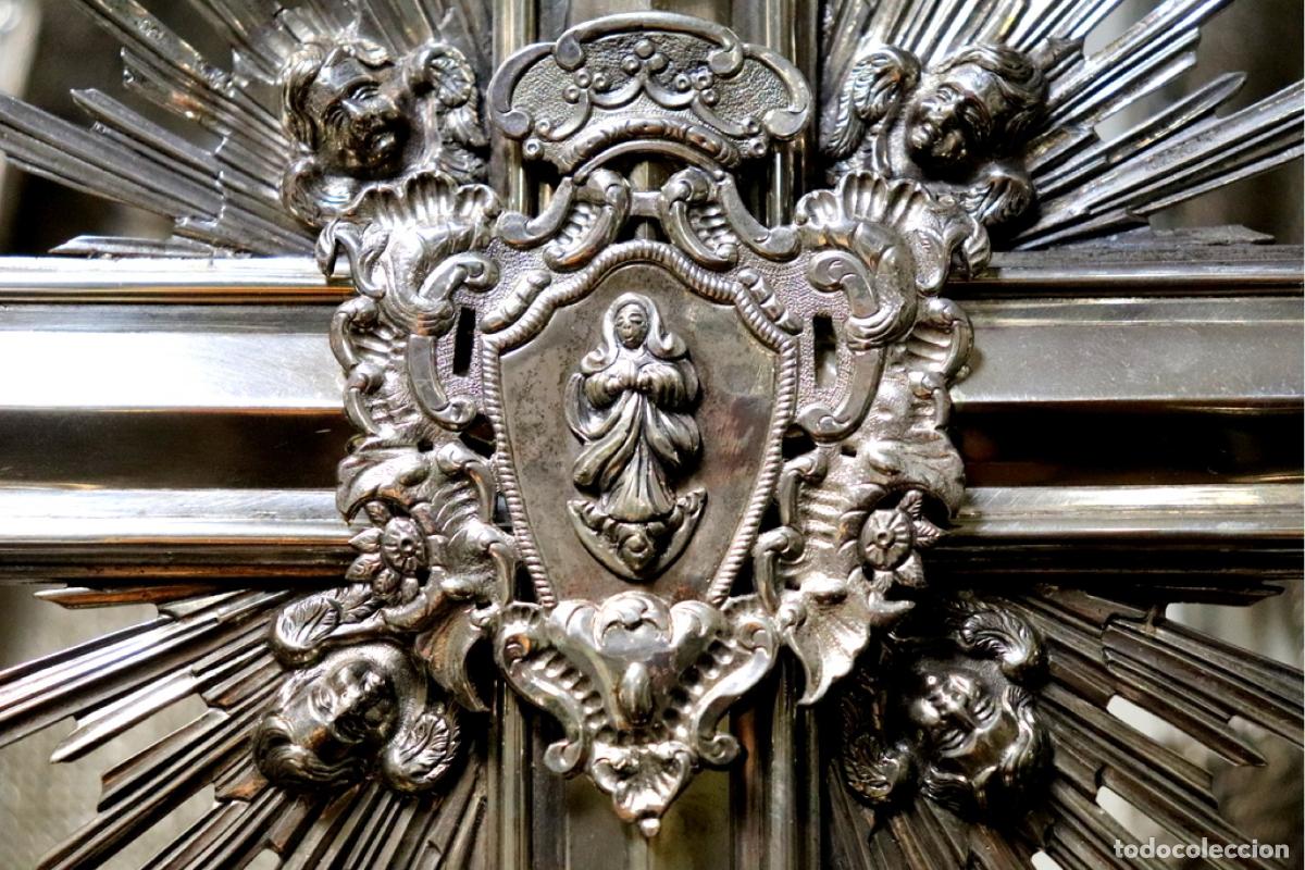 Antig&uuml;edades: Cruz de presi&oacute;n en plata - Foto 2