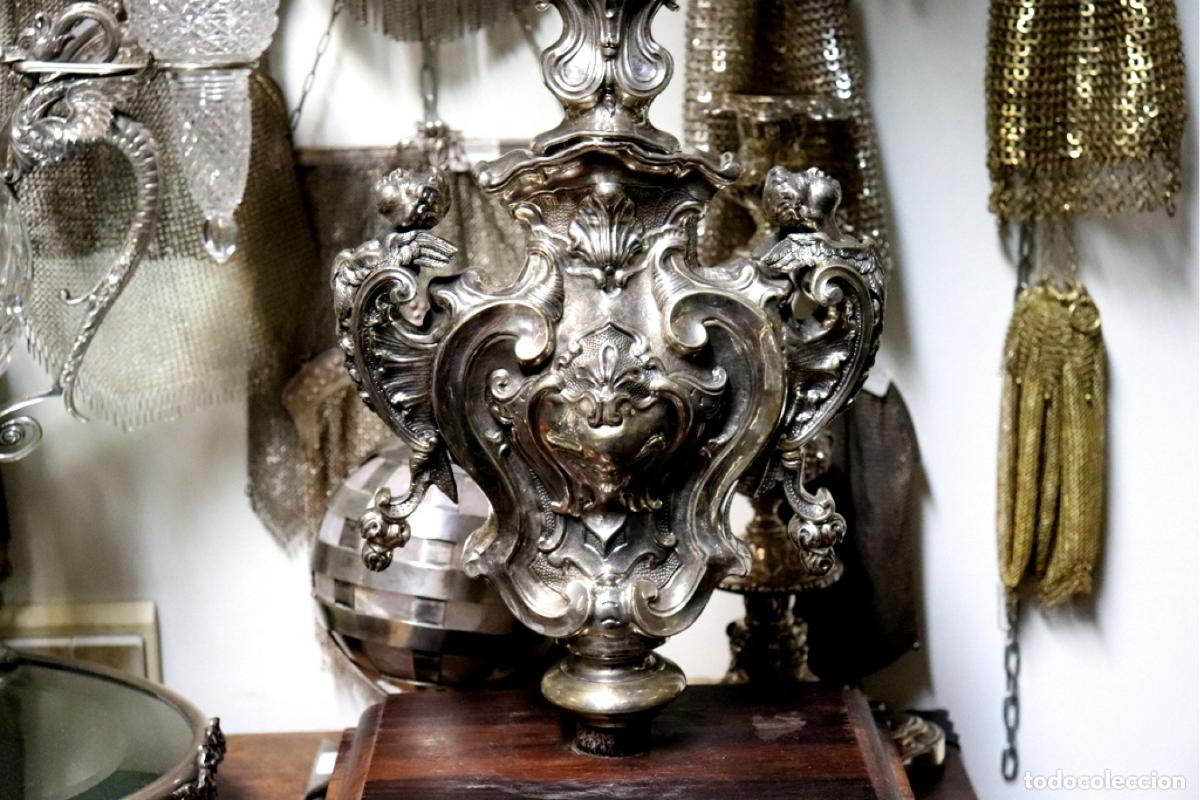 Antig&uuml;edades: Cruz de presi&oacute;n en plata - Foto 6