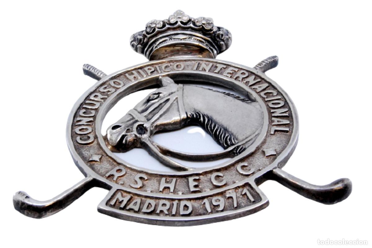 Oggetti Antichi: Medalla de plata conmemorativa - Competici&oacute;n Ecuestre Internacional - Madrid 1971