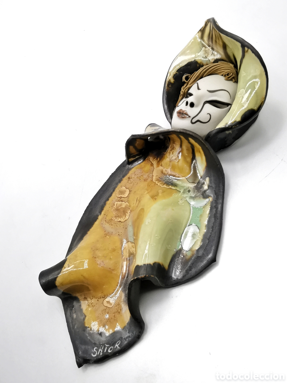 Antiguidades: BONITA FIGURA DECORATIVA CER&Aacute;MICA SATOR