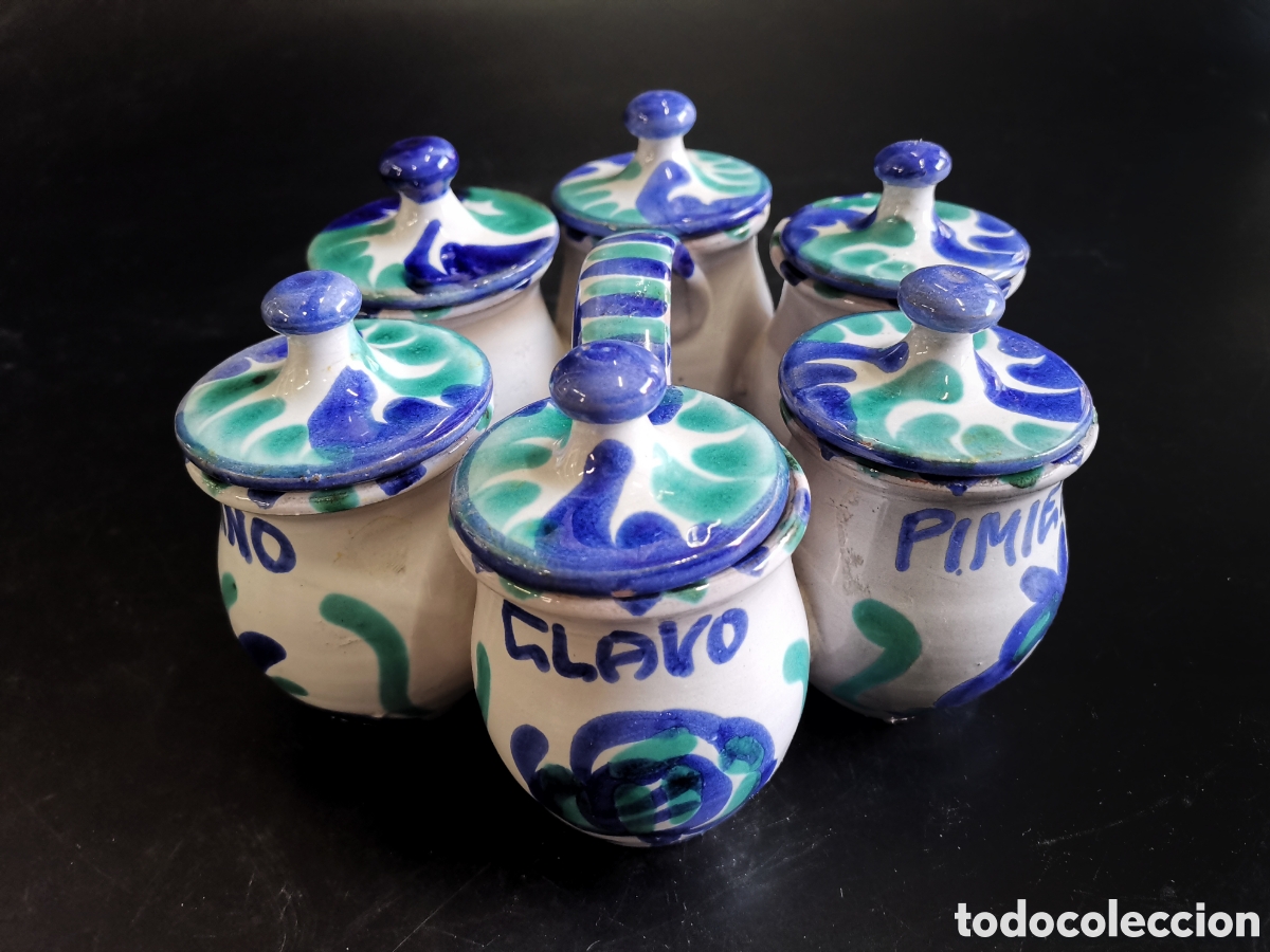 Antiguidades: ESPECIERO DE CER&Aacute;MICA GRANADINA CON ORIGINAL DISE&Ntilde;O