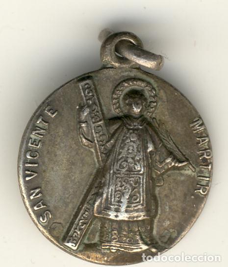 Antig&uuml;edades: MEDALLA DE PLATA SANTA CASILDA Y SAN VICENTE MARTIR
