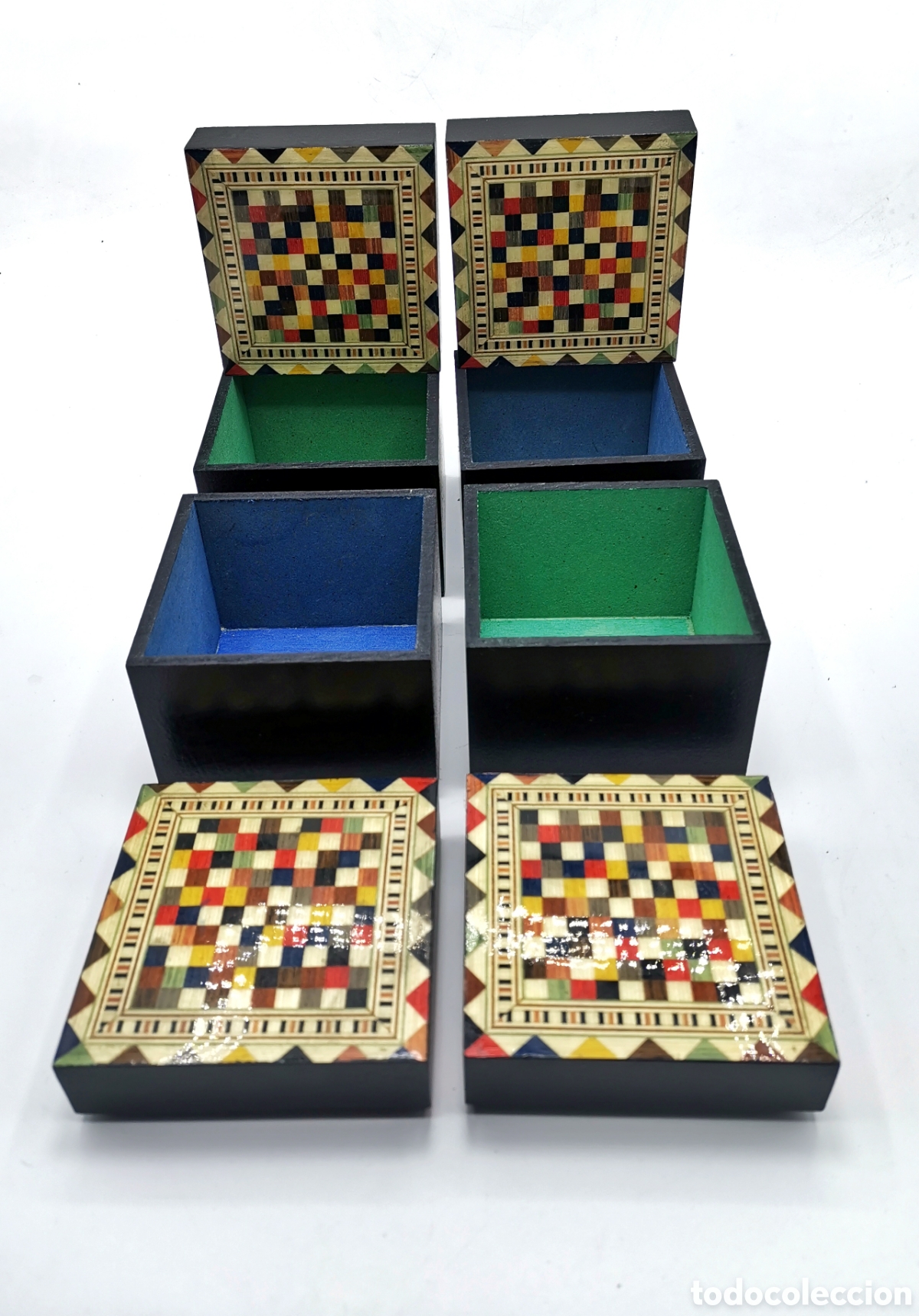 Antig&uuml;edades: LLAMATIVAS CAJAS DECORATIVAS VINTAGE DE MADERA