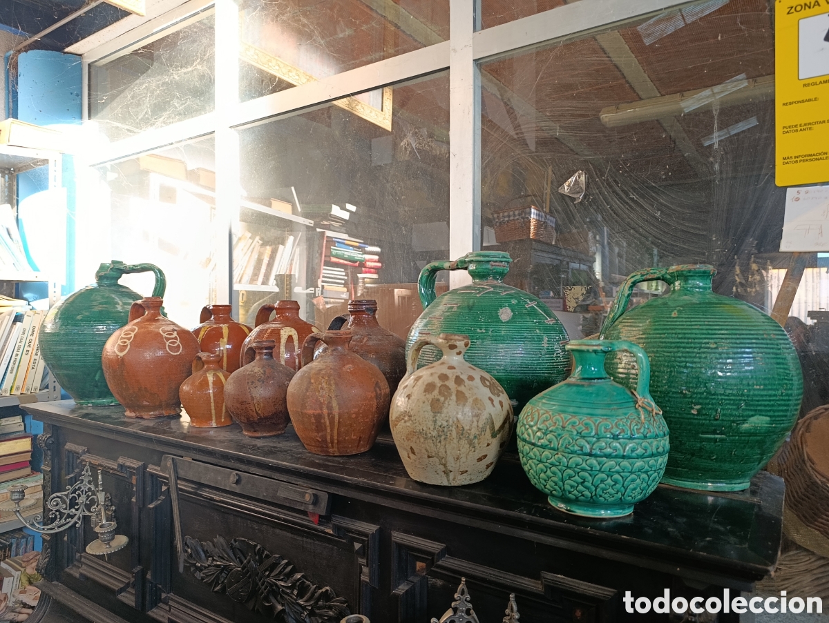 Antig&uuml;edades: Colecion de 12 Perulas o alcuzas. - Foto 1