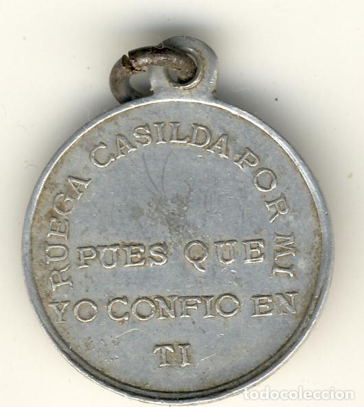 Antig&uuml;edades: MEDALLA SANTA CASILDA &rdquo;RUEGA CASILDA POR MI, PUES YO CONF&Iacute;O EN T&Iacute;&rdquo;