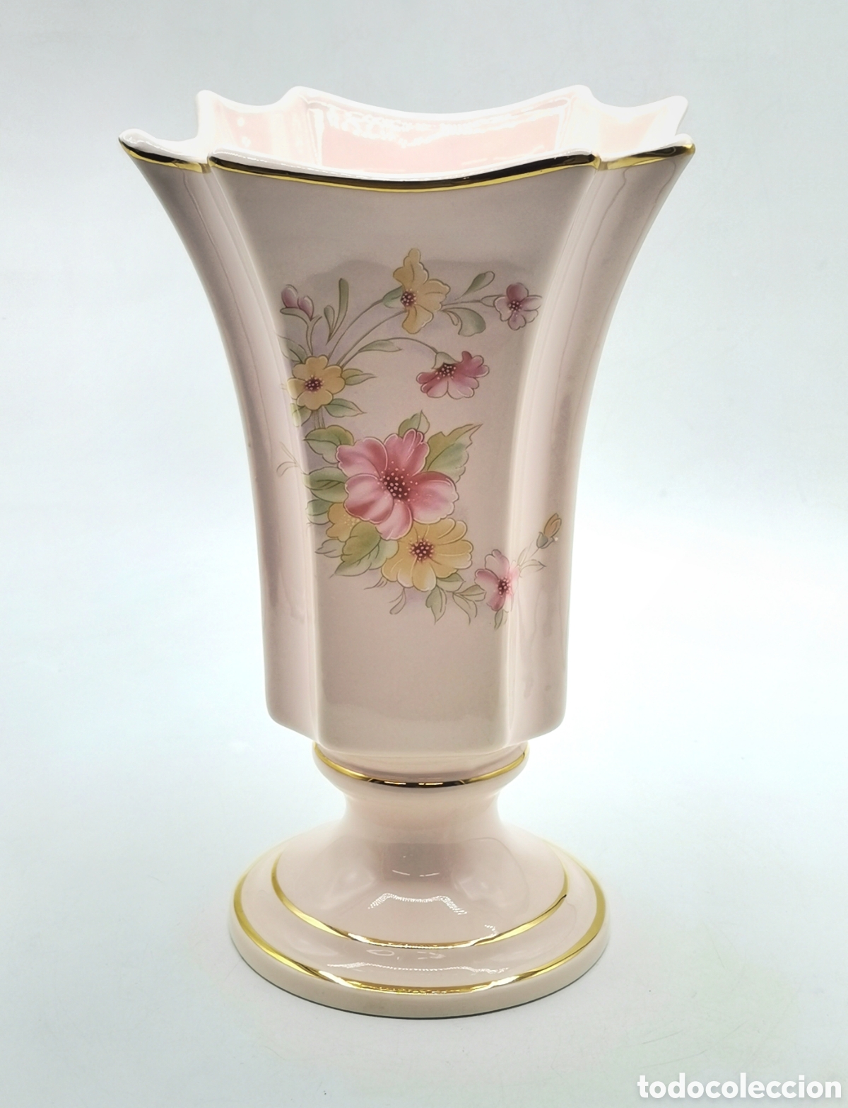 Antig&uuml;edades: ELEGANTE JARR&Oacute;N DE PORCELANA ZEIMAR CON BONITOS MOTIVOS DECORATIVOS FLORALES