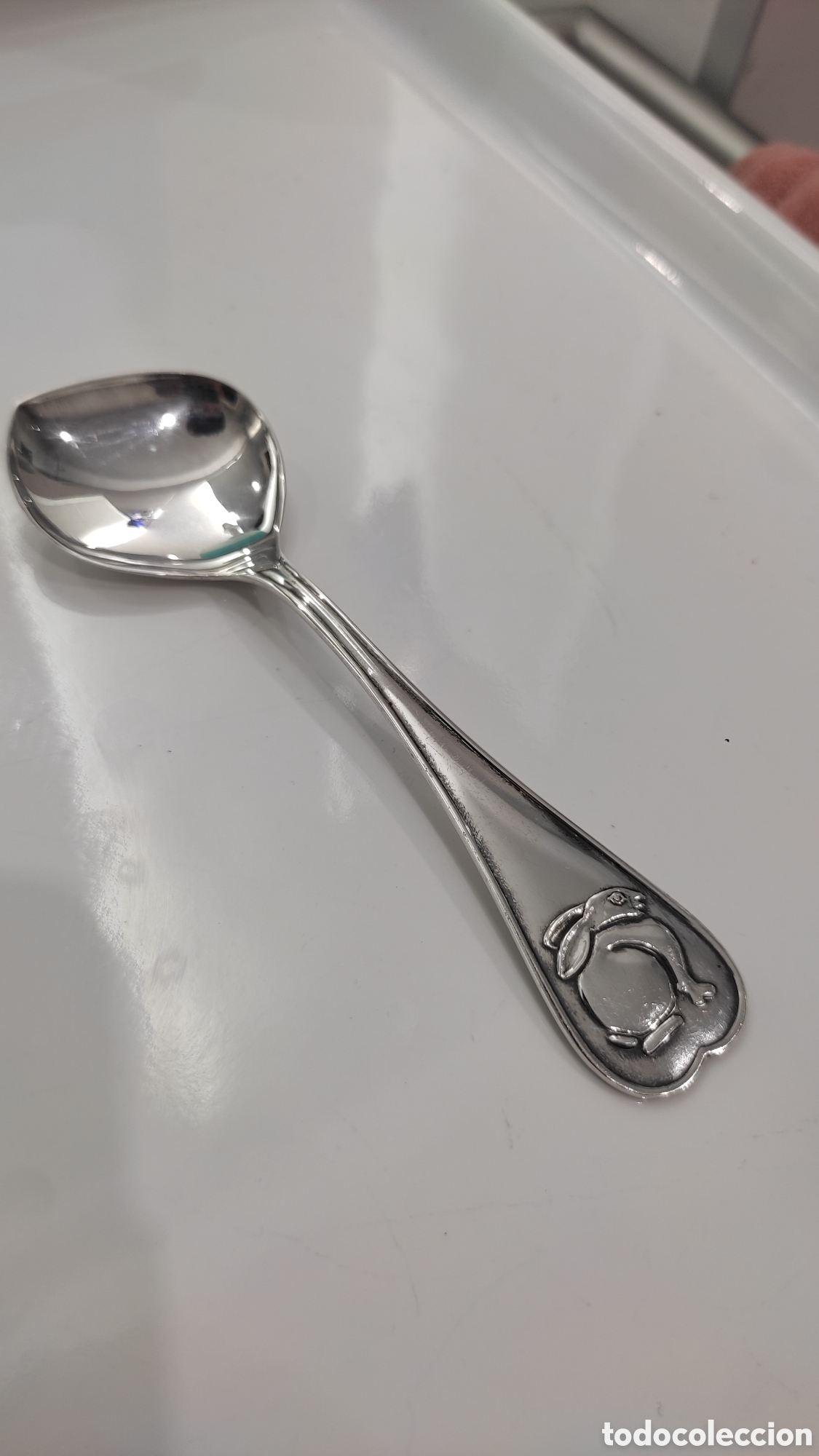 Antig&uuml;edades: Cucharilla de plata colecci&oacute;n