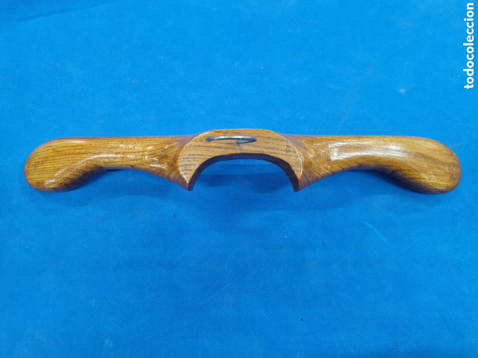 Antig&uuml;edades: Percha antigua de madera de mobila - Foto 2