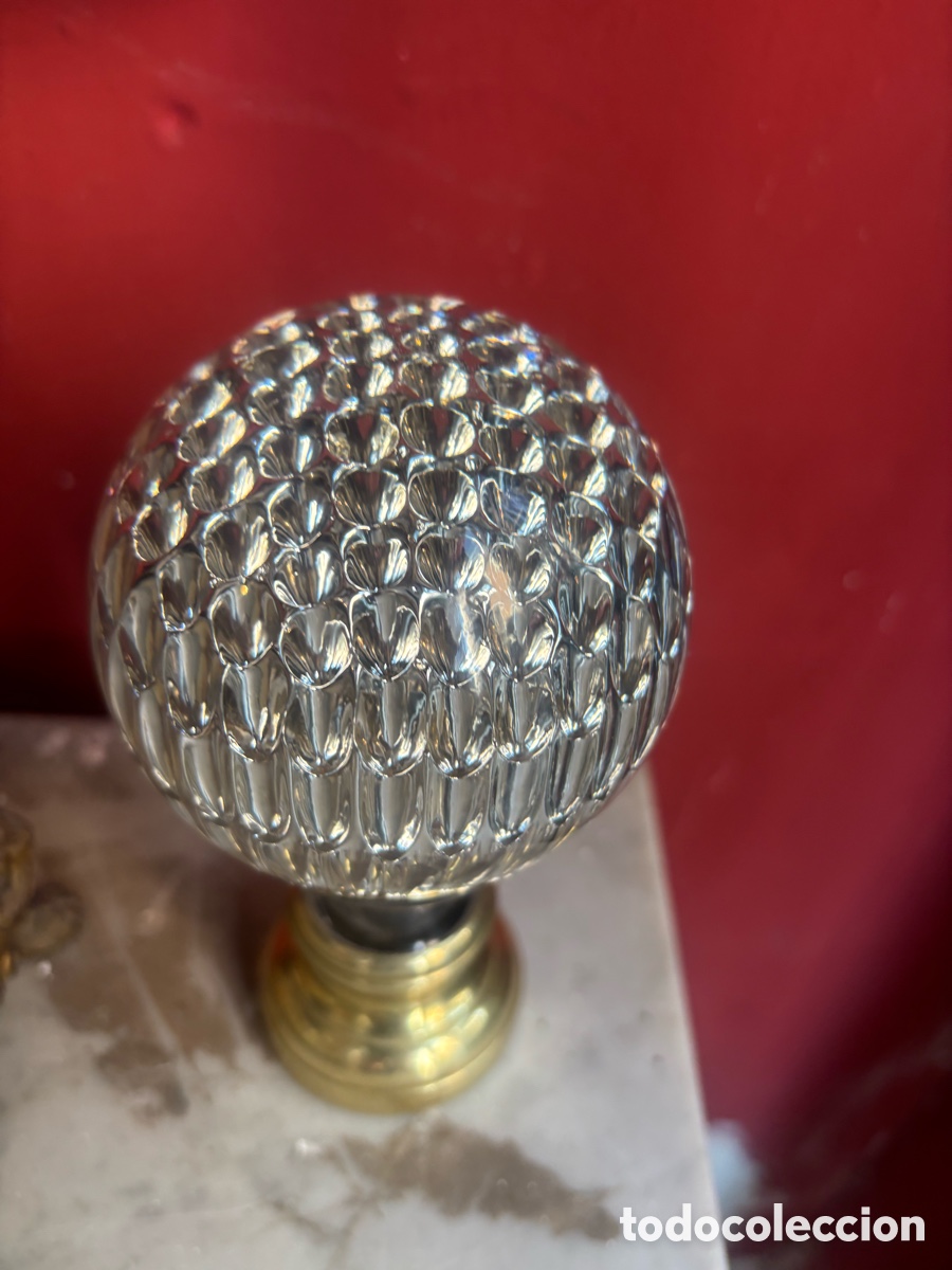 Antig&uuml;edades: Bola de arranque de escalera franc&eacute;s siglo XIX