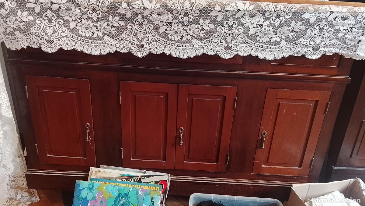 Antig&uuml;edades: ANCHO ENCAJE 244X23 CM BLONDA IDEAL PA&Ntilde;O ALTAR TOCADO PECHO O ROSTRILLO VIRGEN SEMANA SANTA